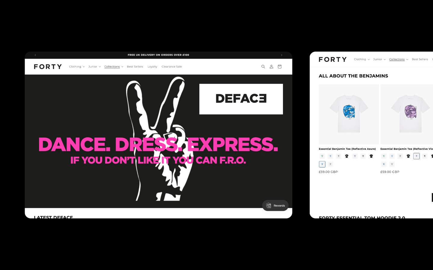 Forty Case study Desktop